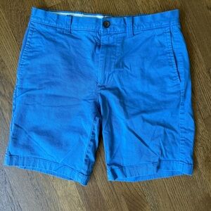 J. Crew Bright Blue Men's Flat Front Shorts